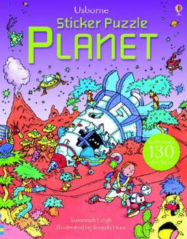 Hardcover Sticker Puzzle Planet Book