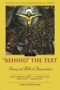 Paperback Behind the Text: History and Biblical Interpretation Book