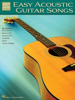 Paperback Easy Acoustic Guitar Songs Book