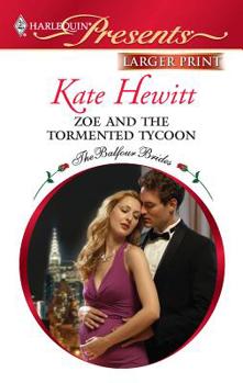 Mass Market Paperback Zoe and the Tormented Tycoon [Large Print] Book