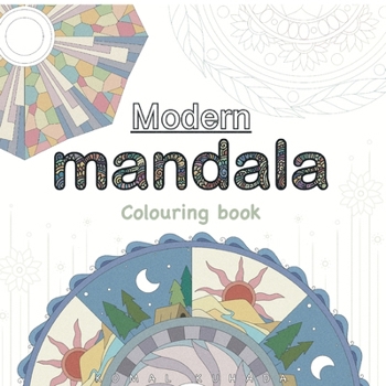 Paperback Modern Mandala Colouring Book