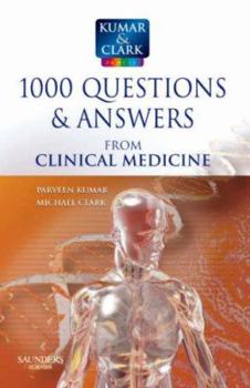 Paperback 1000 Questions and Answers from Kumar & Clark's Clinical Medicine Book