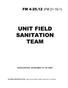 Paperback FM 4-25.12 Unit Field Sanitation Team Book