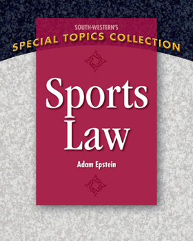 Paperback Sports Law Book
