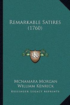 Paperback Remarkable Satires (1760) Book