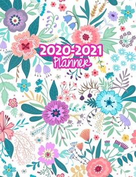 2020-2021 Planner: Two Year Calendar Organizer and Goal Journal | January 2020 - December 2021 Daily, Weekly and Monthly Planner Book with Back Sticker Expression Wall for 2 Years | Design Code 819905