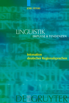 Hardcover Intonation deutscher Regionalsprachen = Intonation Deutscher Regionalsprachen [German] Book