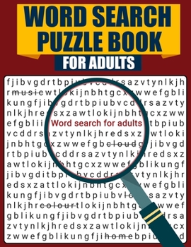 Paperback Word Search Puzzle Book for Adults: Large Print Word Search Book, Fun & Challenging Puzzle Games for Adults Book