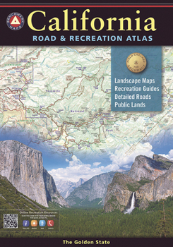 California Road & Recreation Atlas Map