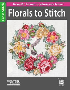Paperback Florals to Stitch: Beautiful Blooms to Adorn Your Home! Book