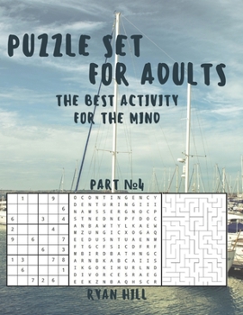 Paperback Puzzle set for adults: The best activity for the mind Part 4 Book