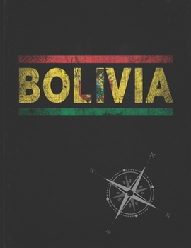 Bolivia: Personalized Gift for Bolivian Friend for Travel  Lightly Lined Pages Daily Journal Diary Notepad