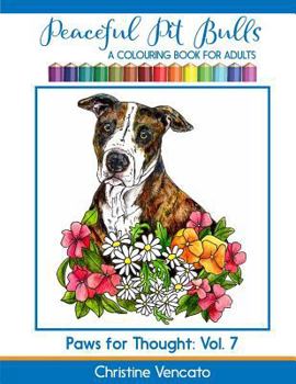 Paperback Peaceful Pit Bulls: A Friendly Dog Colouring Book for Adults Book