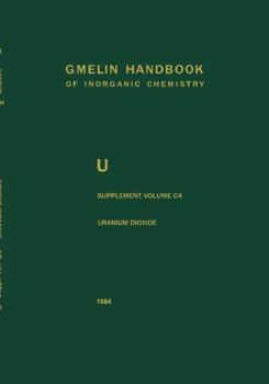 Hardcover Uranium Dioxide, Uo2, Preparation and Crystallographic Properties Book