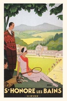 Paperback Vintage Journal Poster for St. Honore les Bains Poster Book