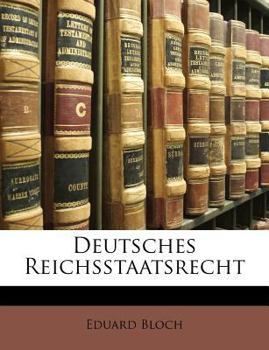 Paperback Deutsches Reichsstaatsrecht [German] Book
