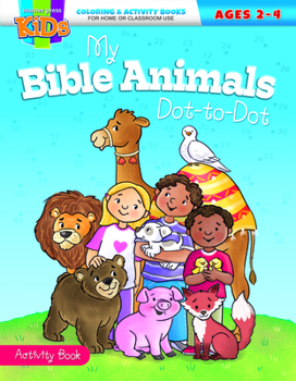 Paperback Coloring Activity Books - General-2-4 - My Bible Animals Dot-To-Dot Book