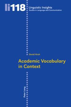 Paperback Academic Vocabulary in Context Book