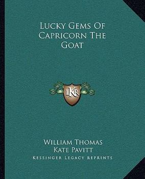 Paperback Lucky Gems Of Capricorn The Goat Book