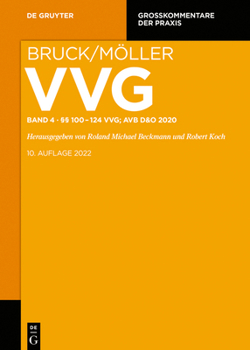 Hardcover §§ 100-124 VVG: Avb D&o 2020 [German] Book