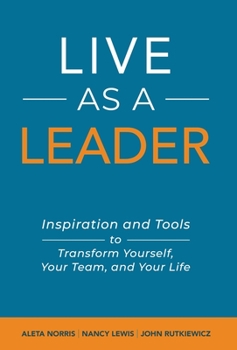 Hardcover Live As A Leader Book