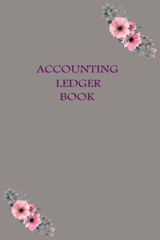 Accounting Ledger: DIN A5 , 6 Column Payment Record, Record and Tracker Log Book, Personal Checking Account Balance Register, Checking Account Transaction Register , 120 Pages (Accounting Ledger Book)