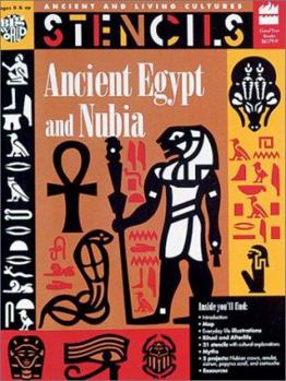 Paperback Stencils Ancient Egypt and Nubia: Ancient & Living Cultures Series: Grades 3+: Teacher Resource (Ancient and Living Cultures : Stencils) Book