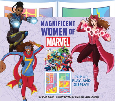 Hardcover Magnificent Women of Marvel: Pop Up, Play, and Display! Book