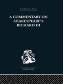 Hardcover Commentary on Shakespeare's Richard III Book