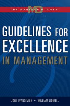Hardcover Guidelines for Excellence in Management: The Manager's Digest Book