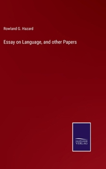 Hardcover Essay on Language, and other Papers Book