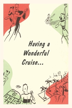 Paperback Vintage Journal Different Cruise Scenes Travel Poster Book