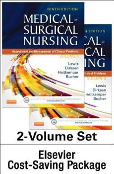 Hardcover Medical-Surgical Nursing - Two-Volume Text and Study Guide Package: Assessment and Management of Clinical Problems Book
