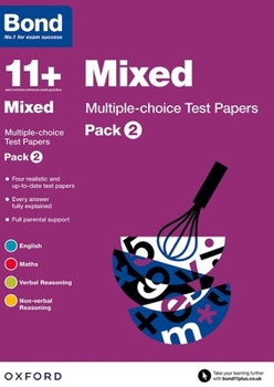 Paperback Bond 11+: Mixed: Multiple Choice Test Papers Book