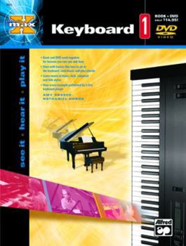 Paperback Alfred's Max Keyboard, Bk 1: See It * Hear It * Play It, Book & DVD [With DVD] Book