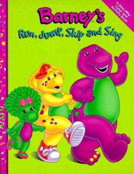 Paperback Barney's Run, Jump, Skip and Sing Book