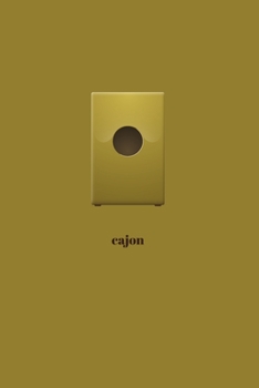 Cajon: Minimal Design Lined Practice Journal 6” x 9” 120 pages