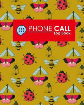 Paperback Phone Call Log Book