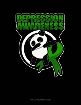 Paperback Depression Awareness Panda: Unruled Composition Book