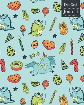 Dot Grid Journal: Notebook Planner with Cute Themed Cover Design