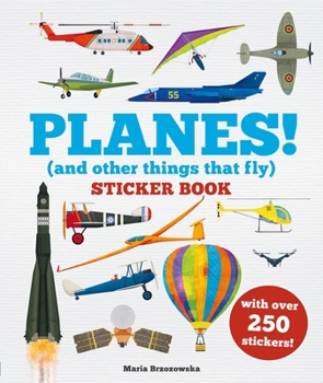 Paperback Planes! Sticker Book: (And Other Things That Fly) Book