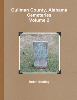 Paperback Cullman County, Alabama Cemeteries, Volume 2 Book