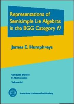 Hardcover Representations of Semisimple Lie Algebras in the Bgg Category O Book