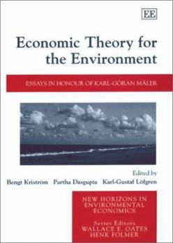 Hardcover Economic Theory for the Environment: Essays in Honour of Karl-Göran Mäler Book