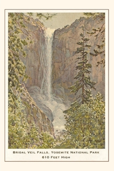 Paperback The Vintage Journal Bridal Veil Falls, Yosemite, California Book