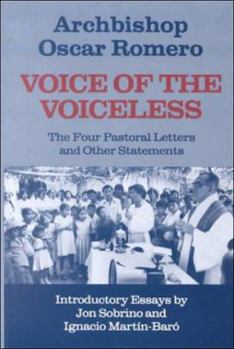 Paperback Voice of the Voiceless: The Four Pastoral Letters and Other Statements Book