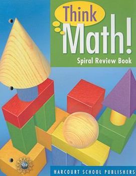 Paperback Think Math! Spiral Review Book, Grade 3 Book