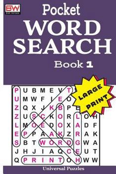 Paperback Pocket WORD SEARCH Puzzles Book