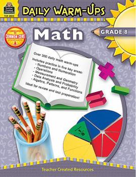 Paperback Daily Warm-Ups: Math Grade 8 Book
