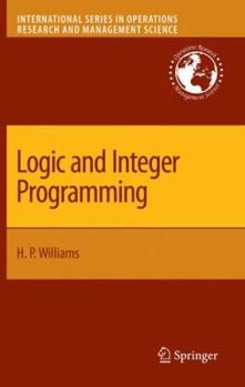 Hardcover Logic and Integer Programming Book